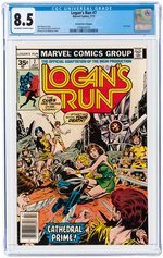 LOGAN'S RUN #7 JULY 1977 CGC 8.5 VF+ (35 CENT VARIANT).