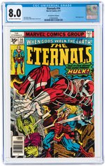 ETERNALS #14 AUGUST 1977 CGC 8.0 VF (35 CENT VARIANT).