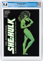 MARVEL GRAPHIC NOVEL #18 (SENSATIONAL SHE-HULK) 1985 CGC 9.8 NM/MINT.