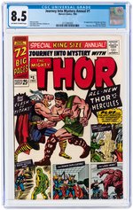 JOURNEY INTO MYSTERY ANNUAL #1 1965 CGC 8.5 VF+ (FIRST HERCULES & ZEUS).