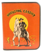 HOPALONG CASSIDY TWO-RING BINDER VERSION WITH ZIPPER.