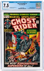 MARVEL SPOTLIGHT #5 AUGUST 1972 CGC 7.5 VF- (FIRST GHOST RIDER).