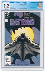 BATMAN #405 MARCH 1987 CGC 9.2 NM-.