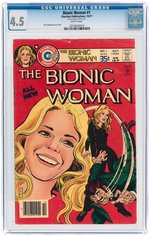 BIONIC WOMAN #1 OCTOBER 1977 CGC 4.5 VG+.