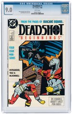 DEADSHOT #1 NOVEMBER 1988 CGC 9.0 VF/NM.