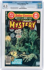 HOUSE OF MYSTERY #258 MAY-JUNE 1978 CGC 4.5 VG+.