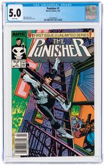 PUNISHER #1 JULY 1987 CGC 5.0 VG/FINE.