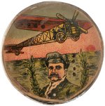 LOUIS BLERIOT DEXTERITY PUZZLE/MIRROR TO HONOR 1909 FIRST AIRPLANE CROSSING OF ENGLISH CHANNEL.