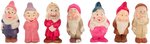 SNOW WHITE AND THE SEVEN DWARFS CELLULOID FIGURES.