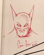 BATMAN: YEAR ONE 2005 HARDCOVER WITH CHIP KIDD ORIGINAL ART SKETCH.