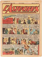 L'ASTUCIEX 1947 BELGIAN COMICS MAGAZINE FEATURING SUPERMAN & BATMAN.