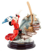 "THE SORCERER'S APPRENTICE FROM FANTASIA" PORCELAIN SCULPTURE BY ARMANI.