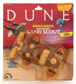 DUNE ROUGH RIDERS MOTORIZED SAND SCOUT - SAND TRACKER CARDED BATTERY-OPERATED VEHICLE.