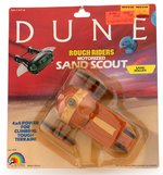 DUNE ROUGH RIDERS MOTORIZED SAND SCOUT - SAND ROLLER CARDED BATTERY-OPERATED VEHICLE.