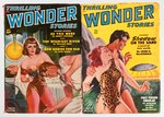 THRILLING WONDER STORIES 1950 PULP MAGAZINE PAIR.