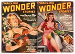 THRILLING WONDER STORIES 1949 PULP MAGAZINE PAIR.