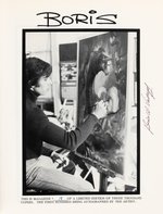 BORIS VALLEJO SIGNED & NUMBERED LIMITED EDITION PORTFOLIO BOOKLET.