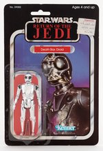 STAR WARS: RETURN OF THE JEDI - DEATH STAR DROID 65 BACK-B CARDED FIGURE.