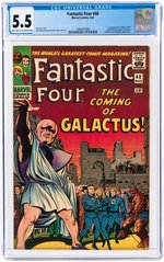 FANTASTIC FOUR #48 MARCH 1966 CGC 5.5 FINE- (FIRST SILVER SURFER & GALACTUS).