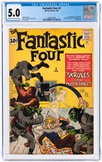 FANTASTIC FOUR #2 JANUARY 1962 CGC 5.0 VG/FINE (FIRST SKRULLS).