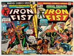 MARVEL PREMIERE FEATURING IRON FIRST & IRON FIST COMIC LOT OF 25 ISSUES.