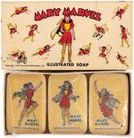 MARY MARVEL ILLUSTRATED SOAP BOXED SET.