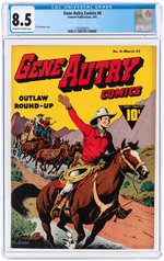 GENE AUTRY COMICS #6 MARCH 1943 CGC 8.5 VF+.