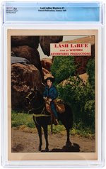 LASH LARUE WESTERN #1 SUMMER 1949 CGC 7.5 VF-.