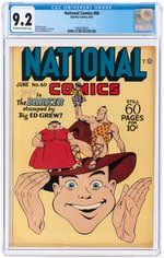 NATIONAL COMICS #60 JUNE 1947 CGC 9.2 NM-.