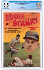 EDDIE STANKY BASEBALL HERO #NN 1951 CGC 8.5 VF+.