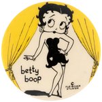 SCARCE FLEISHER STUDIOS COPYRIGHTED BUTTON FOR BETTY BOOP'S 1930 MOVIE CARTOON DEBUT.