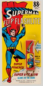 SUPERMAN FLIP FLASHLITE CARDED FLASHLIGHT.