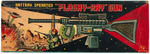 "FLASHY-RAY GUN" BOXED BATTERY-OPERATED SPACE RIFLE.