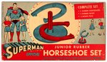 SUPERMAN OFFICIAL JUNIOR RUBBER HORSESHOE SET.