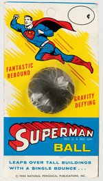 SUPERMAN BALL ON CARD.