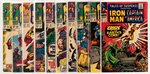 TALES OF SUSPENSE LOT OF 12 SILVER AGE ISSUES.