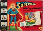 SUPERMAN PAINT-BY-NUMBERS WATERCOLOR SET.