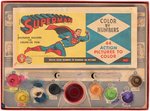 SUPERMAN PAINT-BY-NUMBERS WATERCOLOR SET.