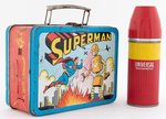 SUPERMAN CLASSIC METAL LUNCHBOX & THERMOS.