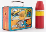 SUPERMAN CLASSIC METAL LUNCHBOX & THERMOS.