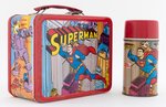 SUPERMAN METAL LUNCHBOX & THERMOS.