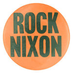 "ROCK NIXON" RARE 1960 CONVENTION BUTTON.