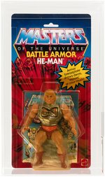 MASTERS OF THE UNIVERSE - BATTLE ARMOR HE-MAN SERIES 3 AFA 80 Y-NM.