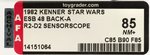 STAR WARS: THE EMPIRE STRIKES BACK - R2-D2 SENSORSCOPE 48 BACK-A AFA 85 NM+.