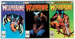 WOLVERINE LIMITED SERIES #1-4 AND WOLVERINE REGULAR SERIES #1 LOT OF 5 ISSUES.