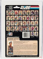 G.I. JOE: A REAL AMERICAN HERO - FLINT SERIES 4/34 BACK AFA 90 NM+/MT.