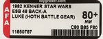 STAR WARS: THE EMPIRE STRIKES BACK - LUKE SKYWALKER (HOTH BATTLE GEAR) 48 BACK-A AFA 80+ NM.