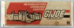 G.I. JOE: A REAL AMERICAN HERO - HEADQUARTERS COMMAND CENTER SERIES 2 PLAYSET AFA 80 Q-NM.