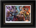 MASTERS OF THE UNIVERSE FRAMED LIMITED EDITION SIDESHOW PRINT.