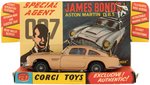 JAMES BOND ASTON MARTIN DB5 GOLDFINGER HIGH GRADE BOXED CORGI REPLICA.